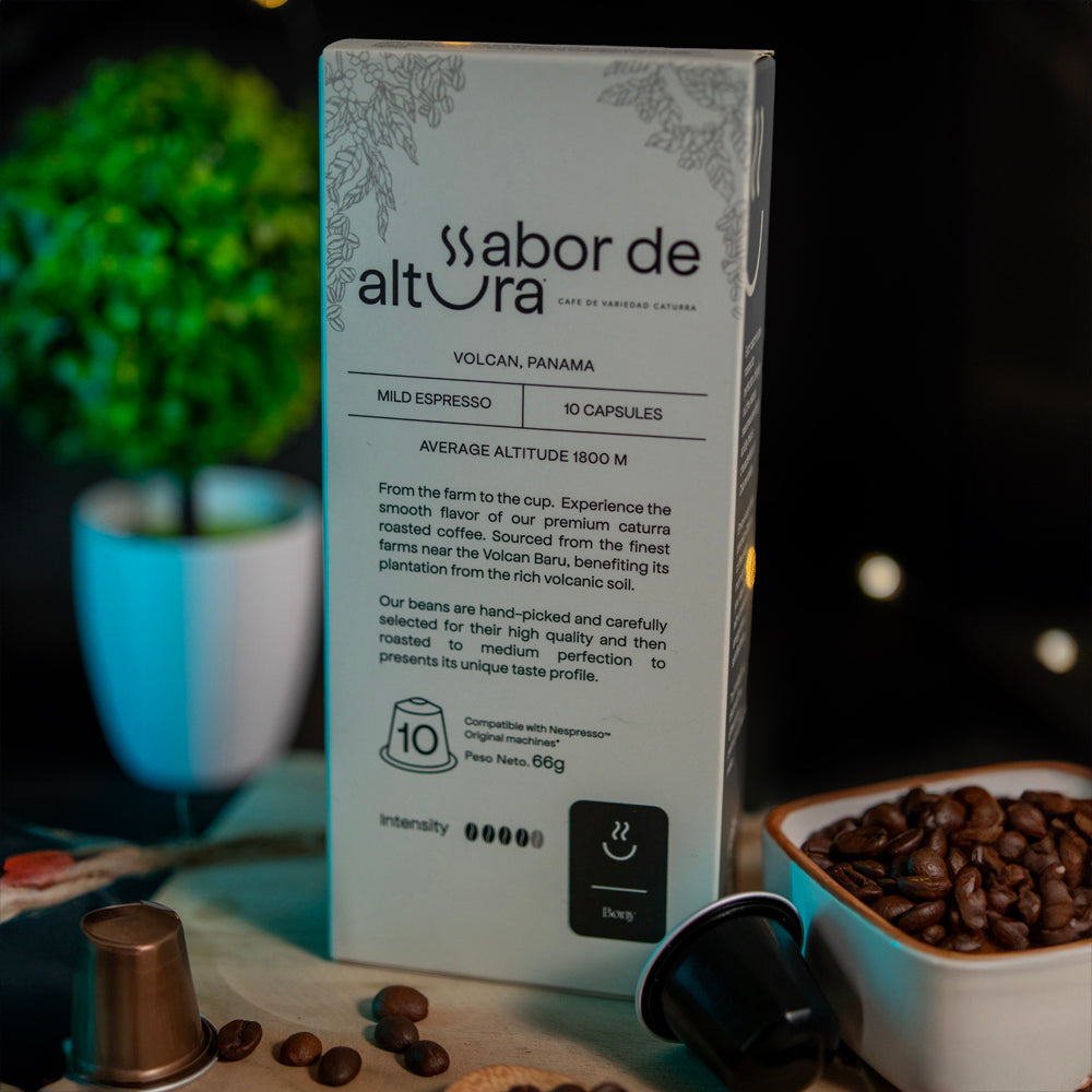 Mild Espresso Ebony 10 Capsulas